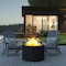 Flash Furniture 27 Black Outdoor Smokeless Fire Pit BLN-HY-B-2201FP-03PC-BK-GG - alternate 5